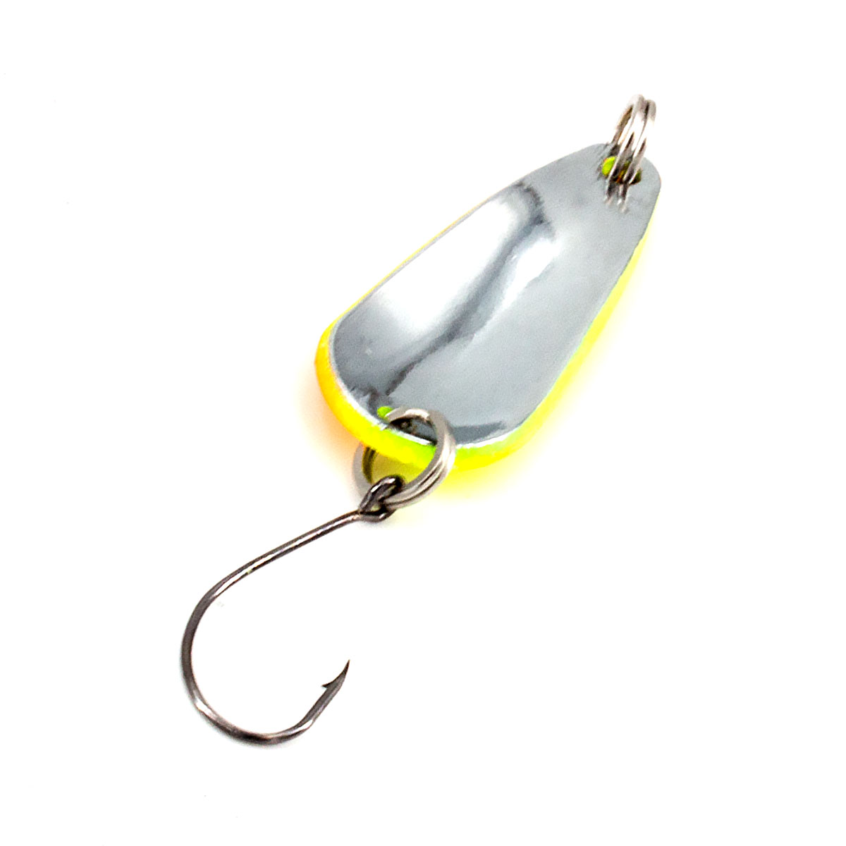 EFT Trout Wiggle Spoon 3g orange yellow glitter