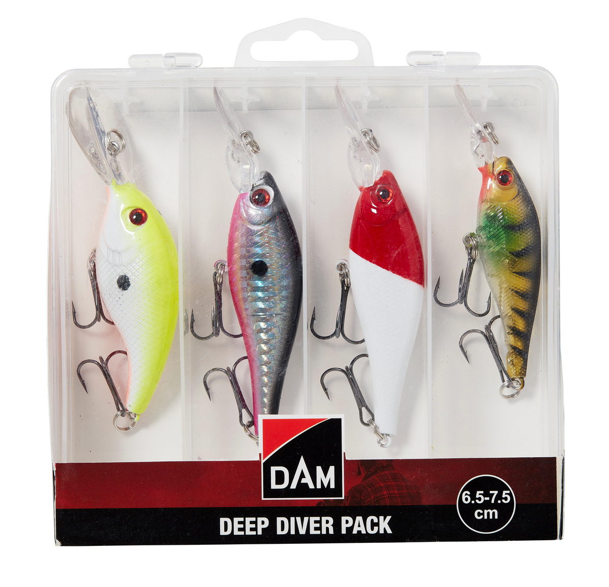 DAM Deep Diver Pack Assorted 6.50-7.50cm Varied DAM Deep Diver Pack Assorted 6.50-7.50cm Varied