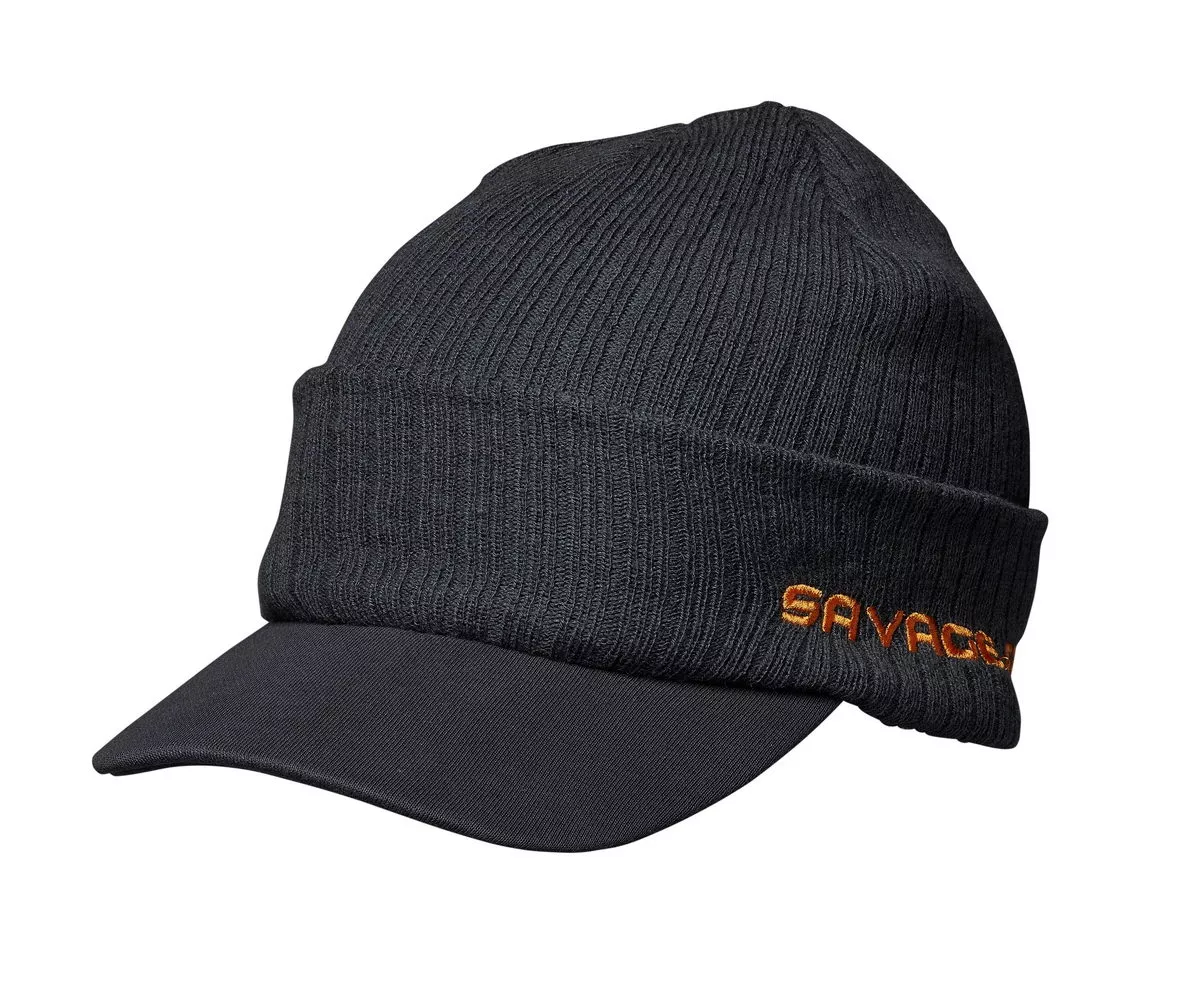 SAVAGE-GEAR Peak Beanie One Size Rock Grey