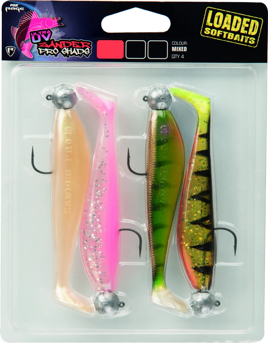 FOX RAGE UV Zander Pro Loaded 12cm 12g 4/0 x 4pcs weitere Ansicht