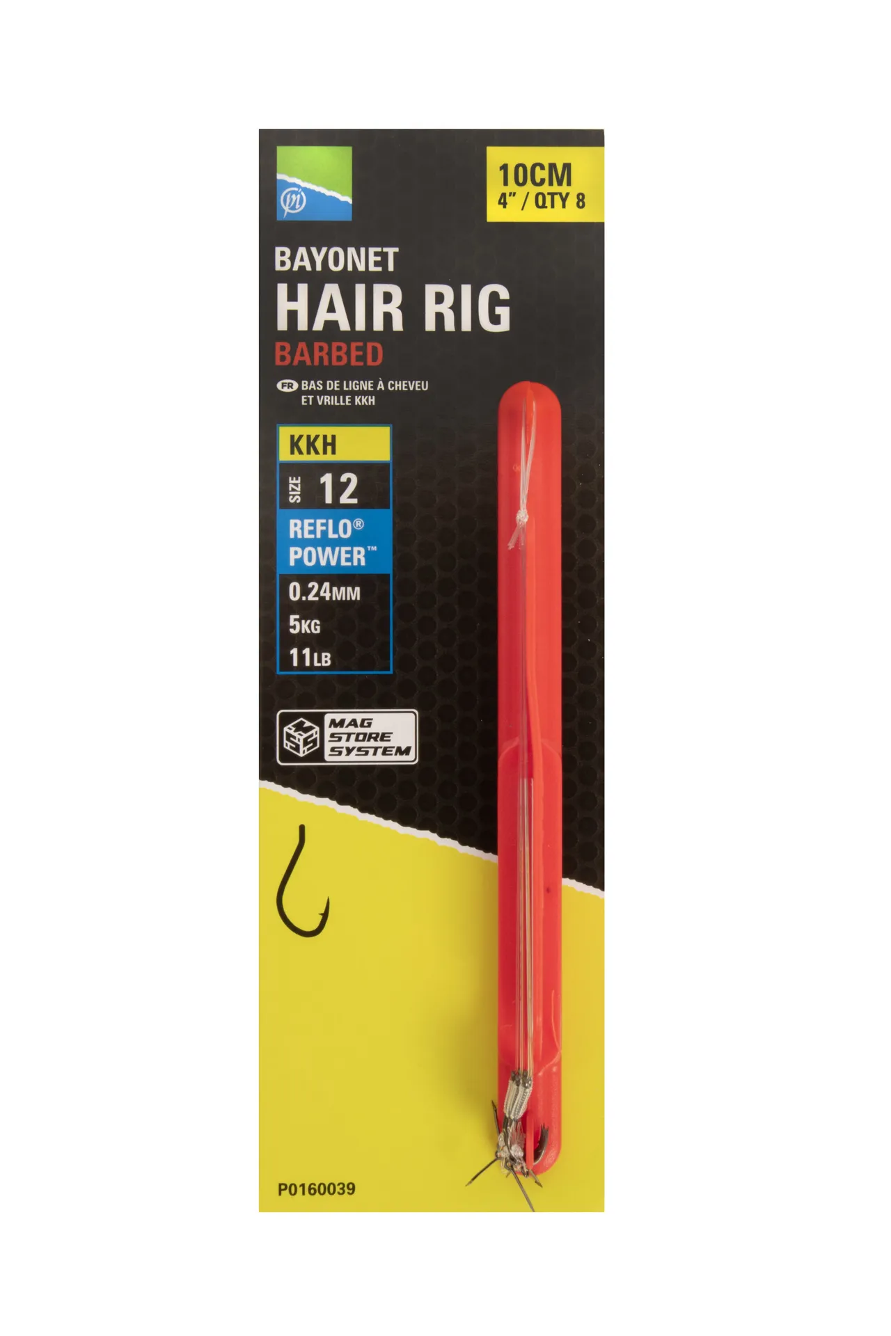 PRESTON 4"/10 cm Bayonet Hair Rigs - 8 KKH weitere Ansicht