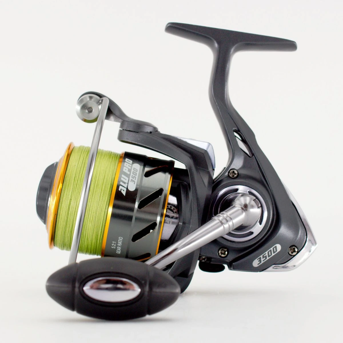 MOSTAL Taipan Spin 2.40m 50g Combo mit Alu Pro 3500 CO Braid Rolle Ansicht