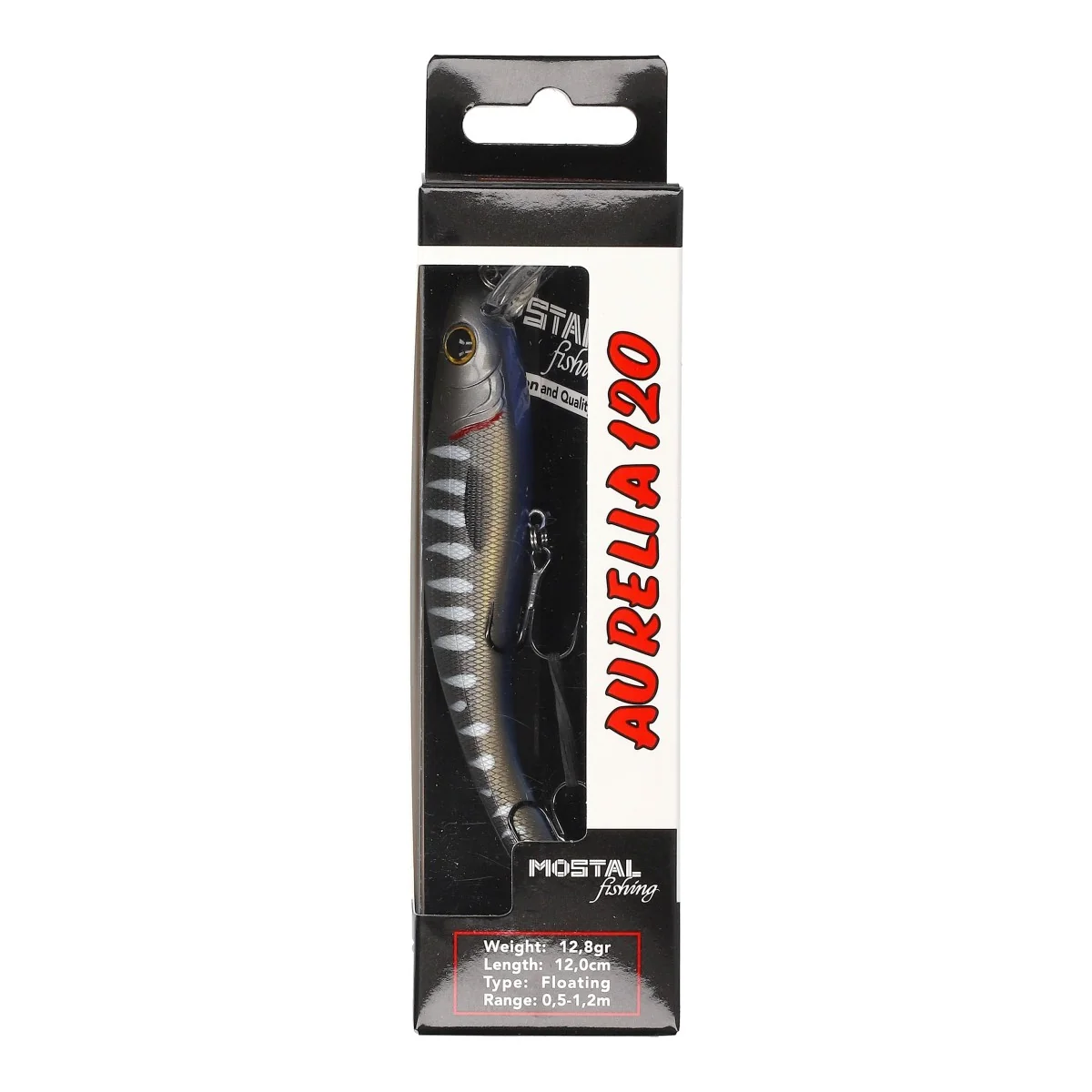 MOSTAL Aurelia 120 White Shiner floating