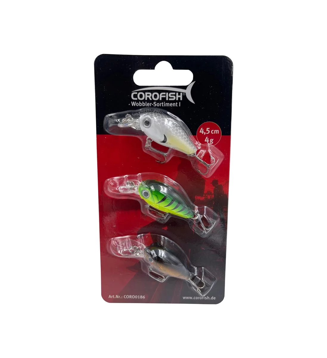 COROFISH Wobbler Sortiment 4,5cm 3st