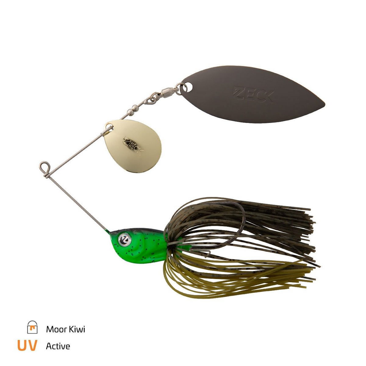 ZECK Spinnerbait 15g Moor Kiwi