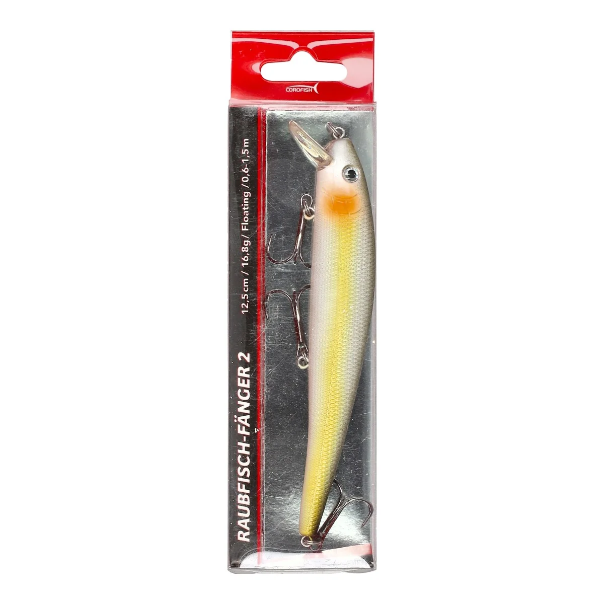 COROFISH Raubfisch Fänger 2 12,5cm AY 16,8g Floating 0,6-1,5m