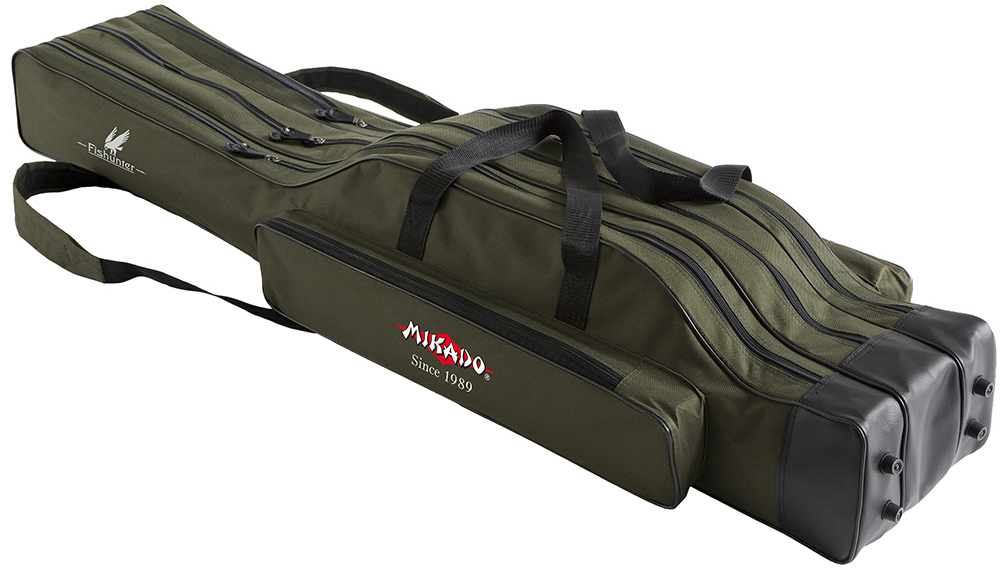 MIKADO Rutenfutteral - 3 Fächer 160cm Versteift - Grün - 1st MIKADO Rutenfutteral - 3 Fächer 160cm Versteift - Grün - 1st
