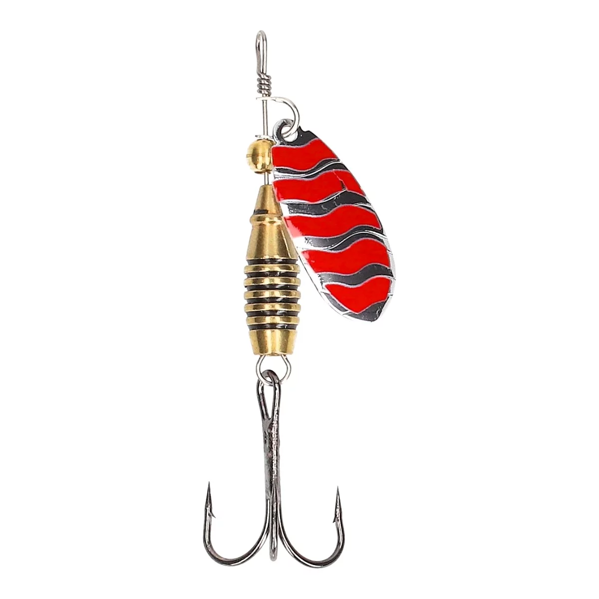 MOSTAL Wave Spin Silver 1, 4g/5.5cm — 1 silver red