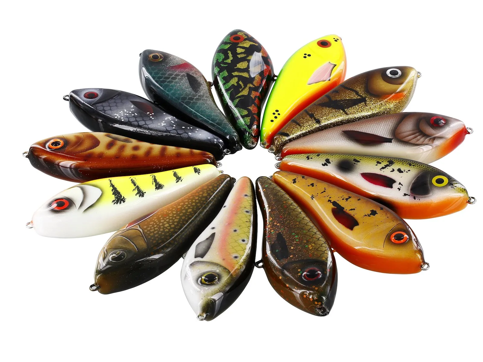 Swim Glidebait 10cm 31g Low Floating 3D Golden Perch – Ansicht 6