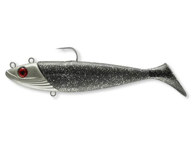 Cormoran Seacor Giant Shad XL black/silver glitter 23cm 325g SB1 Cormoran Seacor Giant Shad XL black/silver glitter 23cm 325g SB1