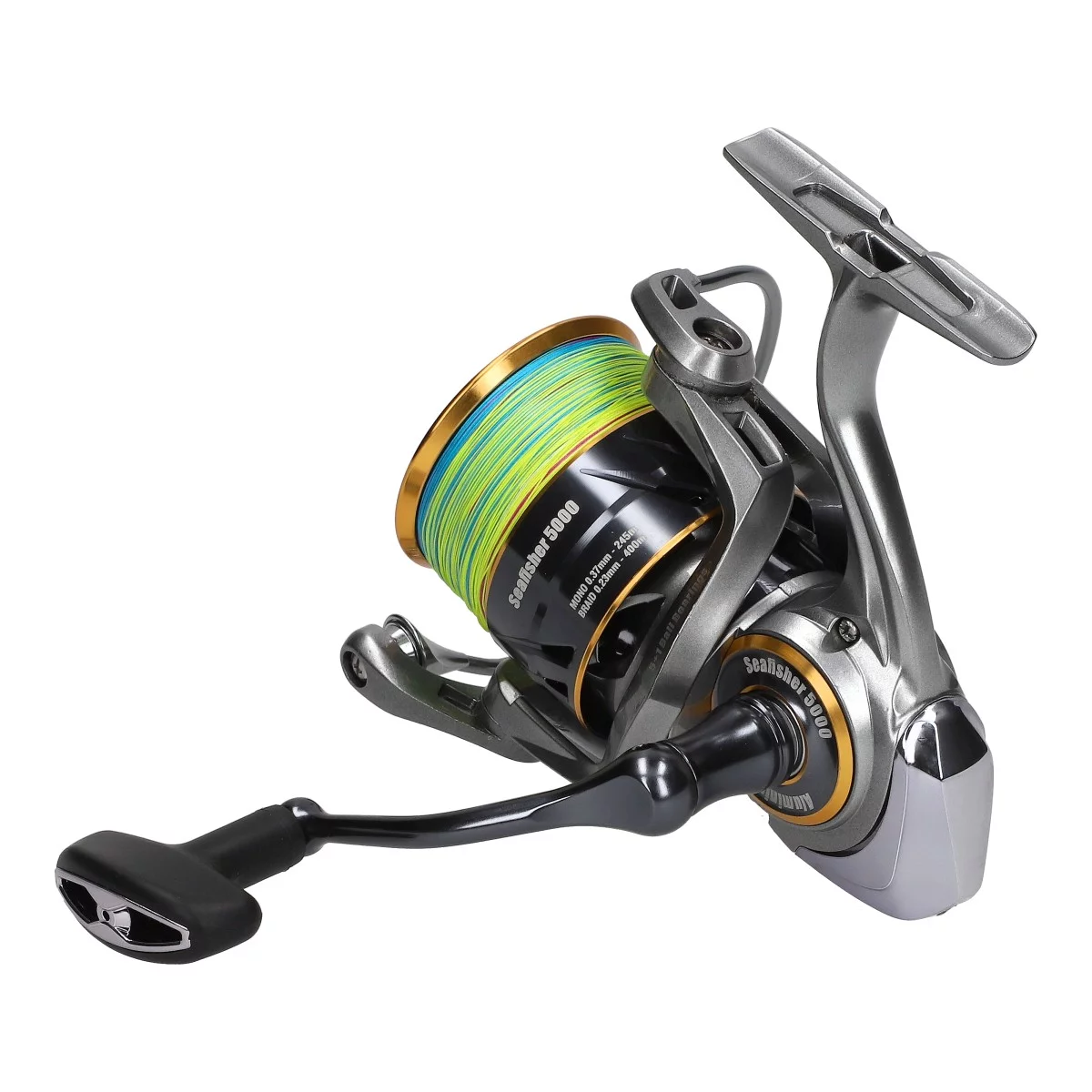 James Cook Norge Pilk 2,40m 2pcs 180g Combo mit Seafisher 5000 Braid Rolle Detail
