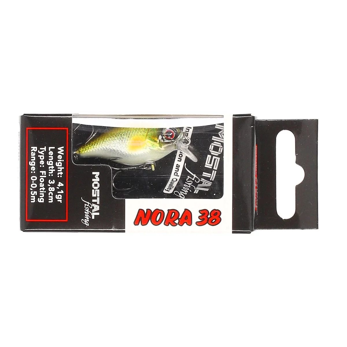 MOSTAL Nora 38 | 4.1g | 0-0.5m | Floating Wobbler