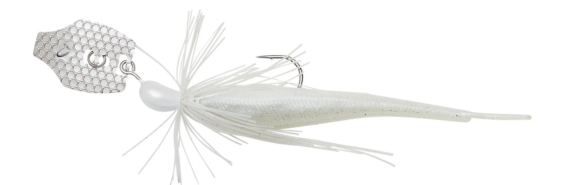 Savage Gear CRAZY SWIM JIG 12.5CM 14.5G SI WHT SILV Twisterköpfe