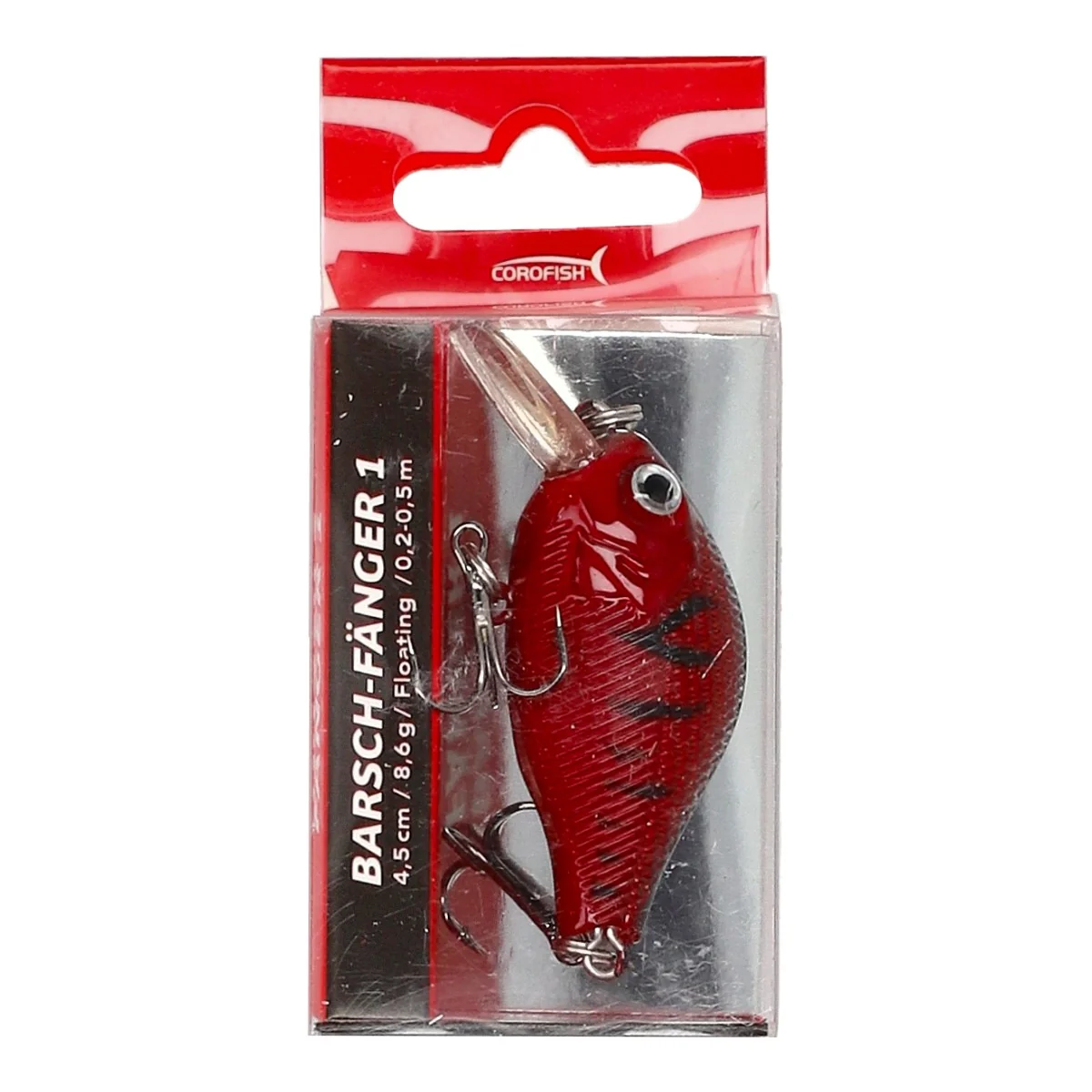 COROFISH Barsch Fänger 1 4,5cm BR 8,6g Floating 0,2-0,5m