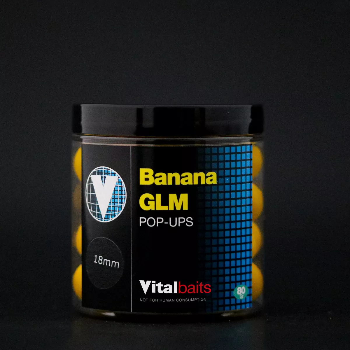 VITALBAITS Pop-ups Banana GLM 18 mm 80 gr.
