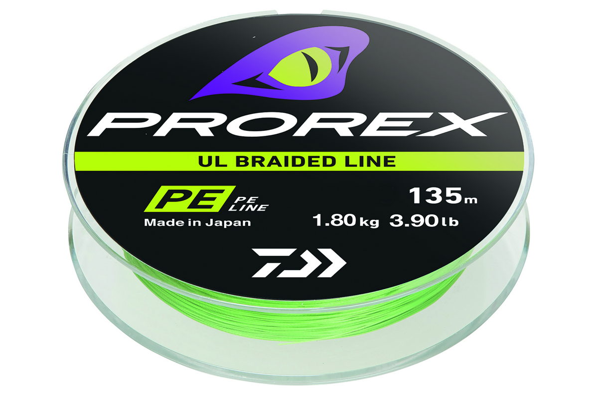 DAIWA Prorex UL Finesse Braid Geflochtene Schnur | chartreus DAIWA Prorex UL Finesse Braid Geflochtene Schnur | chartreus