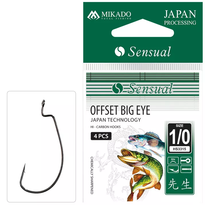 MIKADO Offset Big Eye Nr. 8 BN - 5st
