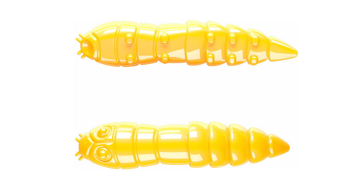 LIBRA LURES Kukolka 27 Cheese 040-black 15st, Forellenköder, schwimmend und aromatisiert — 2.70 Yellow Krill