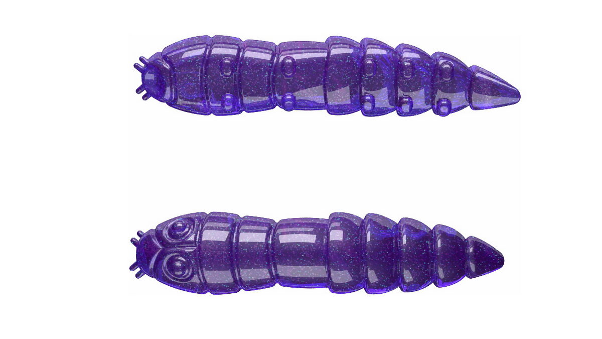 LIBRA LURES Kukolka 27 Cheese 040-black 15st, Forellenköder, schwimmend und aromatisiert — 2.70 Purple Glitter Cheese