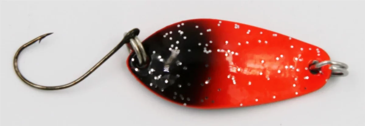 EFT Trout Bludger Spoon 3,0g black orange glitter