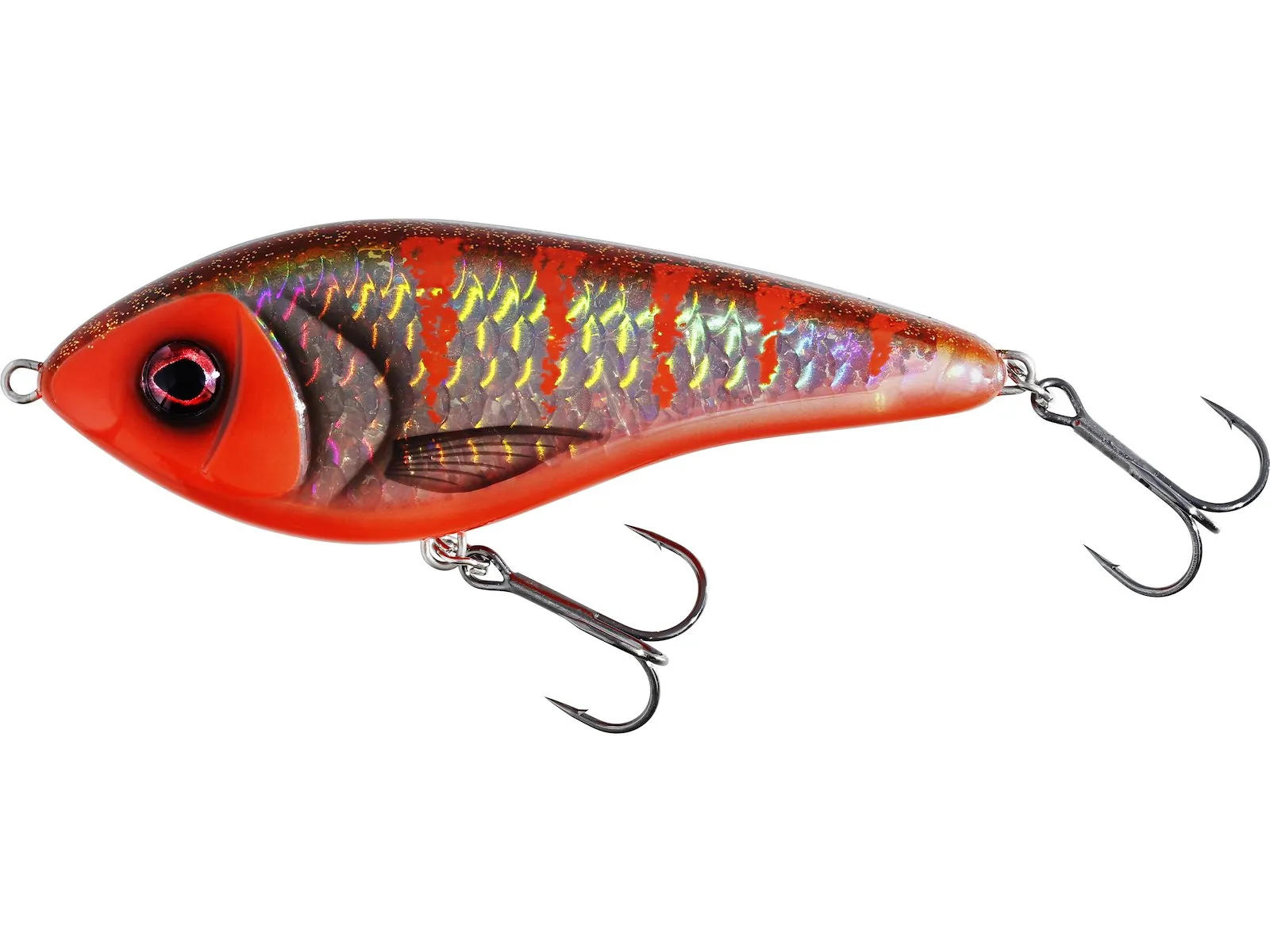 Swim Glidebait 10cm 31g Low Floating 3D Rocky Red – Hauptbild