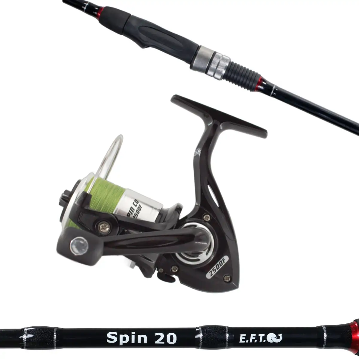 EFT Spin 20 2,10m Combo mit Spin CO 2500 F Braid