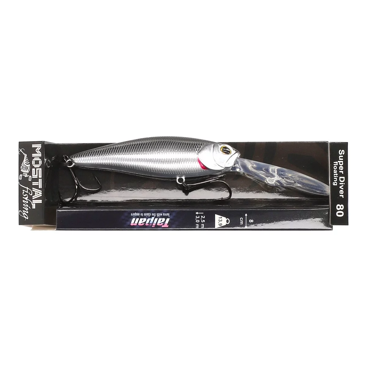 TAIPAN Super Diver Chrome Black 80mm