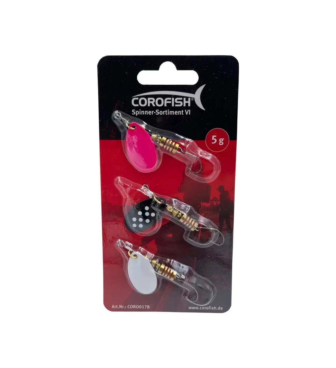 COROFISH Spinner Sortiment 5g 3st