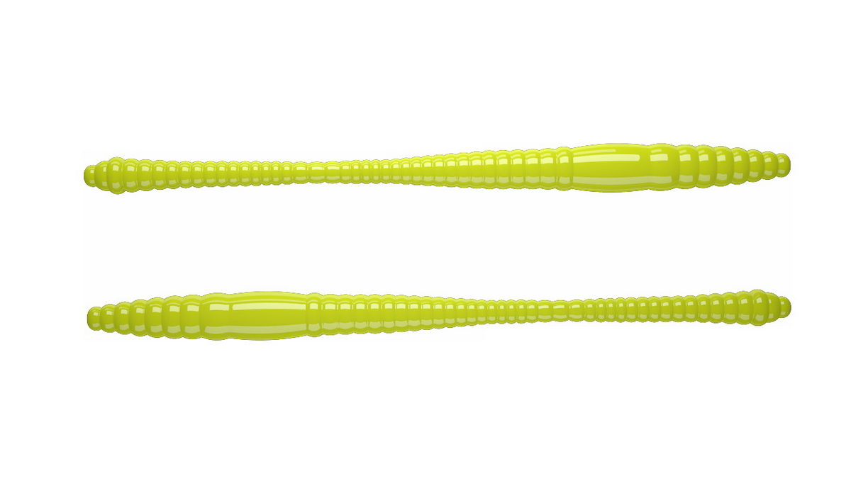 LIBRA LURES Dying Worm 80 Cheese 038-brown 12st, Forellenköder, schwimmend und aromatisiert — 7.00 Hot Yellow Exotic Fruits