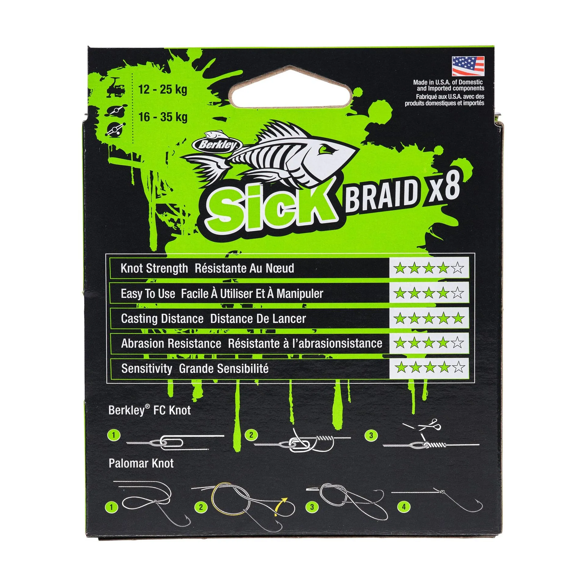 BERKLEY Sick Braid 8X Moss Green 0.19mm 300m 18kg