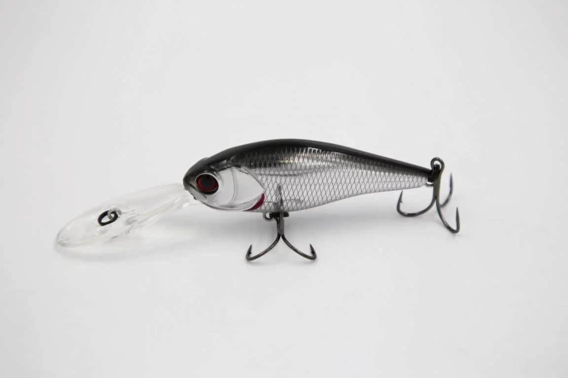 TAIPAN Diving Shad Chrome Black 62mm — 7.50 Chrome Black