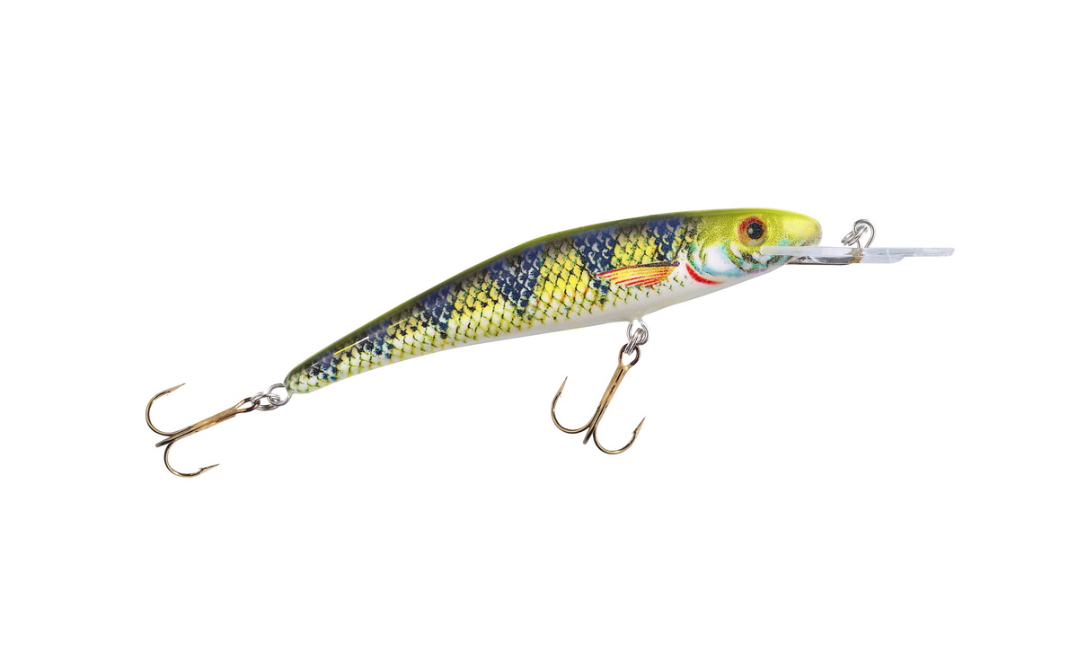 BALZER MK Adventure UV Booster NATURE Wobbler Deep Runner Barsch 9cm BALZER MK Adventure UV Booster NATURE Wobbler Deep Runner Barsch 9cm