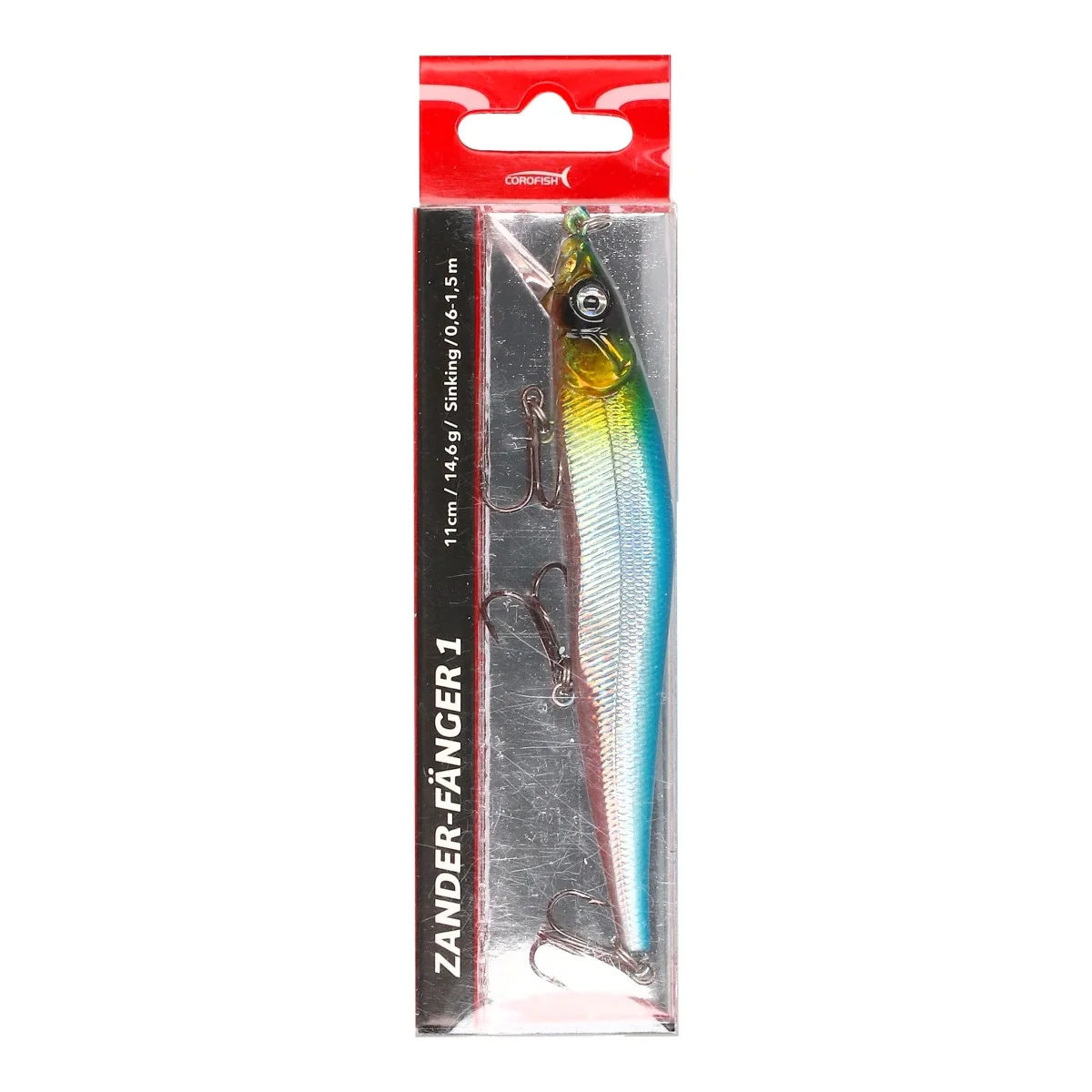 COROFISH Zander Fänger 1 11cm SG 14,6g Sinking 0,6-1,5m
