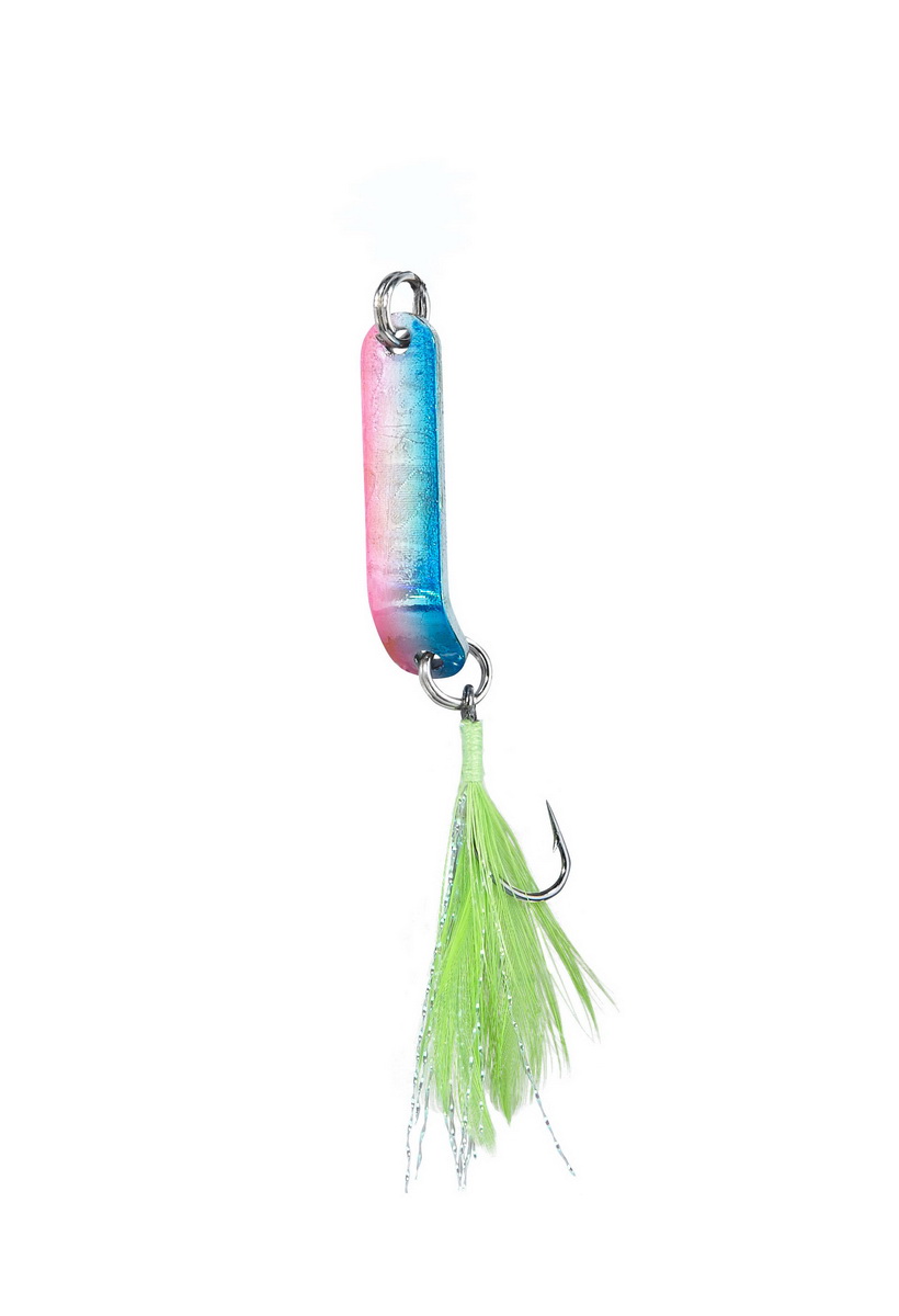 BALZER Trout Attack Forellenblinker Agro schwarz-silber-rot 3cm 2,5g — Blau Pink 2.50