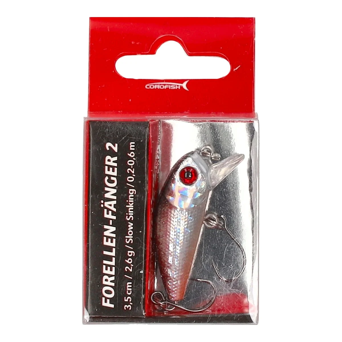 COROFISH Forellen Fänger 2 3,5cm S 2,6g Slow Sinking 0,2-0,6m