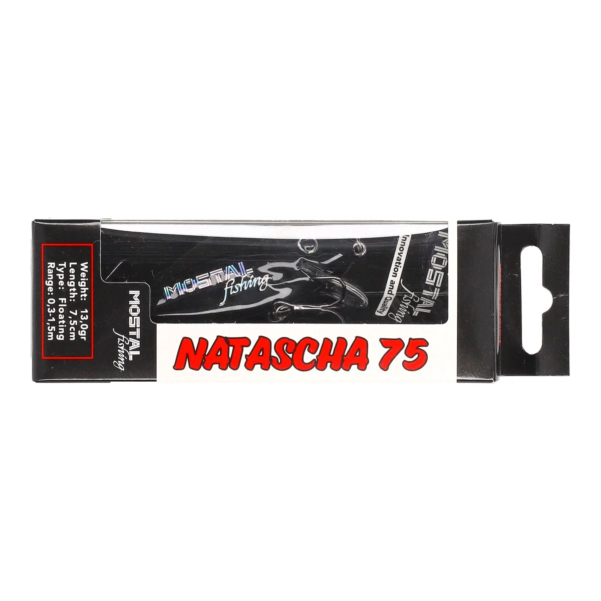 MOSTAL Natascha 75 Black Silver Shining Schlüsselanhänger