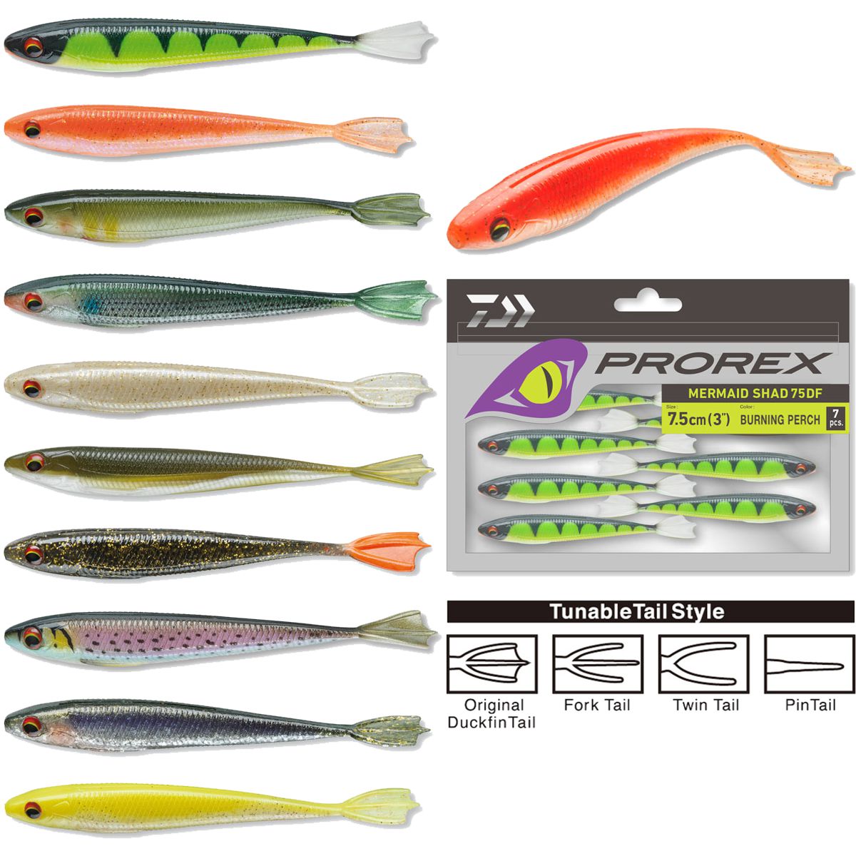 Daiwa Prorex Mermaid Shad Df