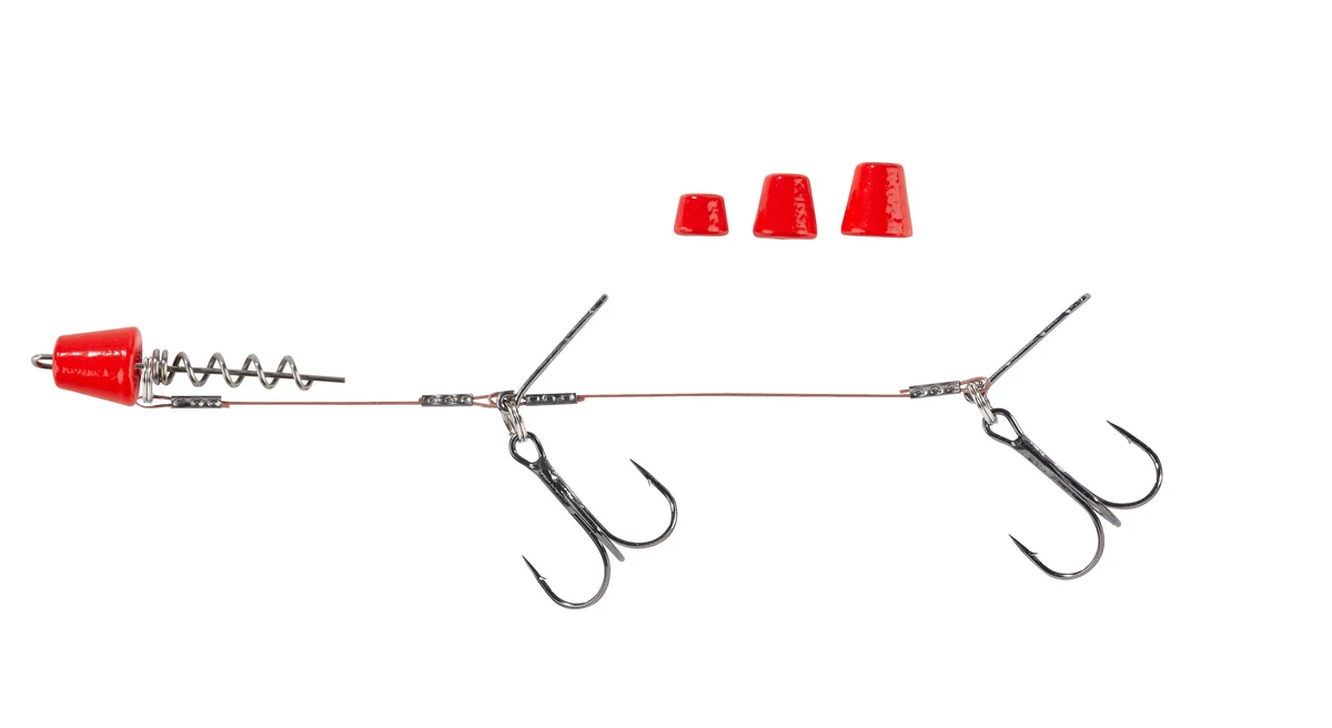 BALZER Shirasu Hecht-System Screw In/Wechselgewicht fluo-rot 14cm 1/0