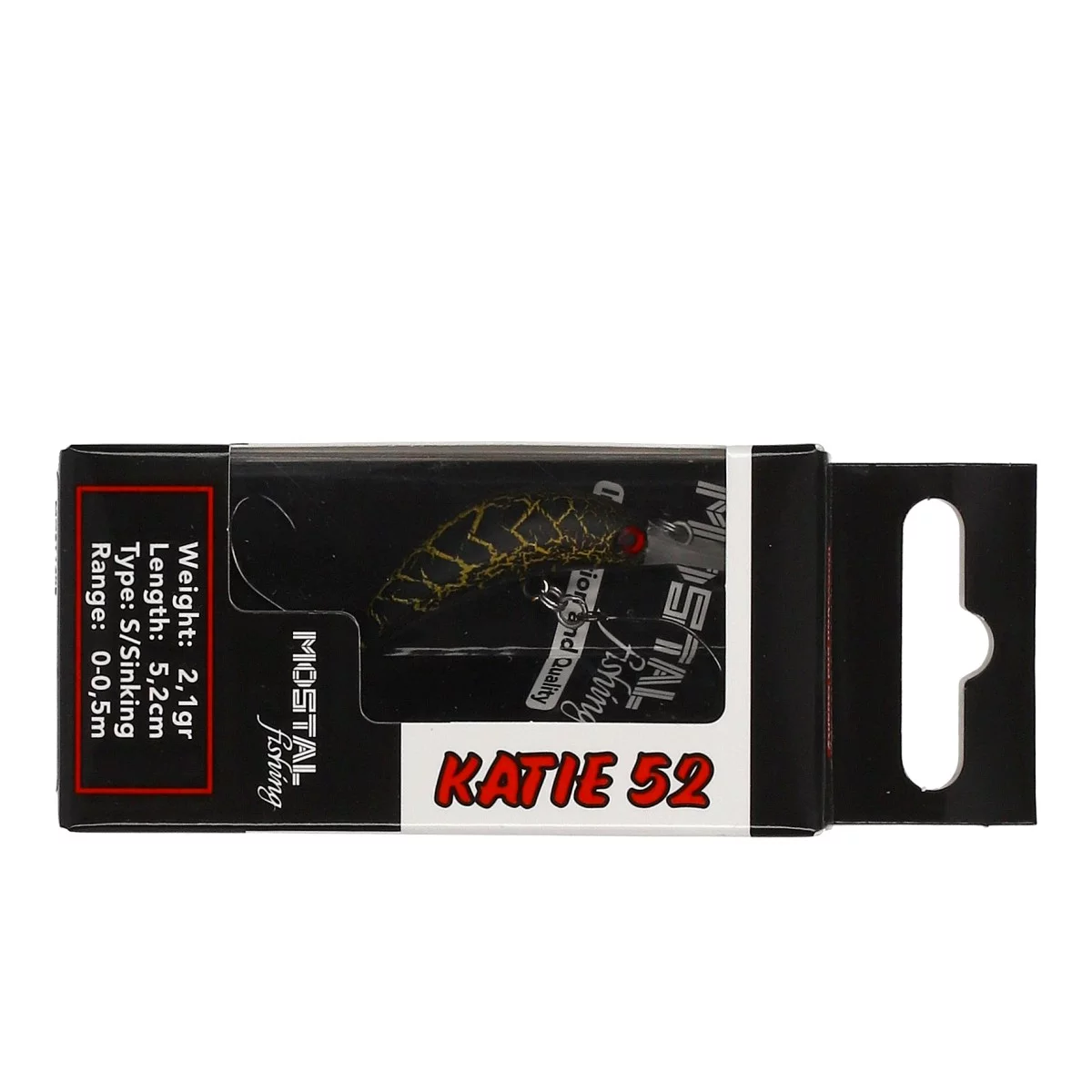 MOSTAL Katie 52 Black Yellow slow sinking