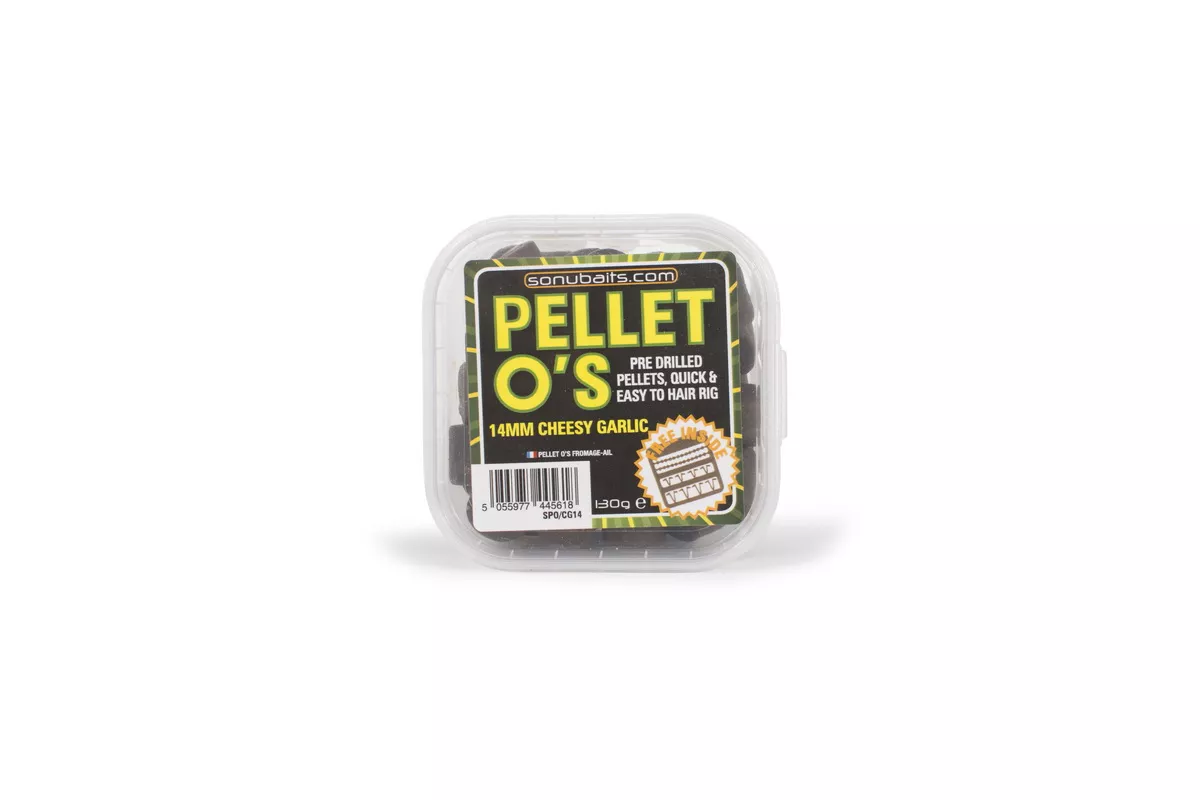 SONUBAITS Pellet O'S 14mm Cheesy Garlic 120g