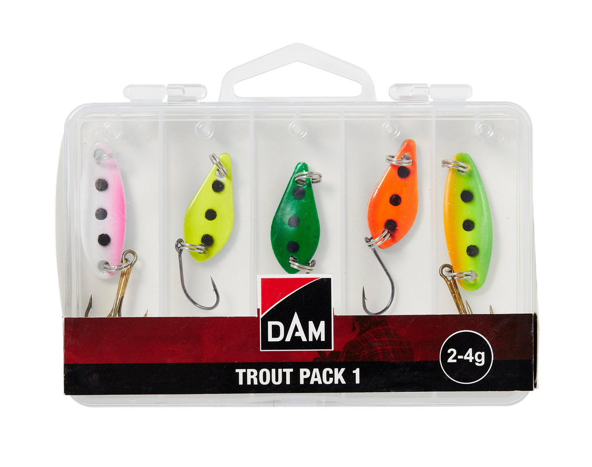 DAM Trout Pack Box 2-4g Assorted Varied