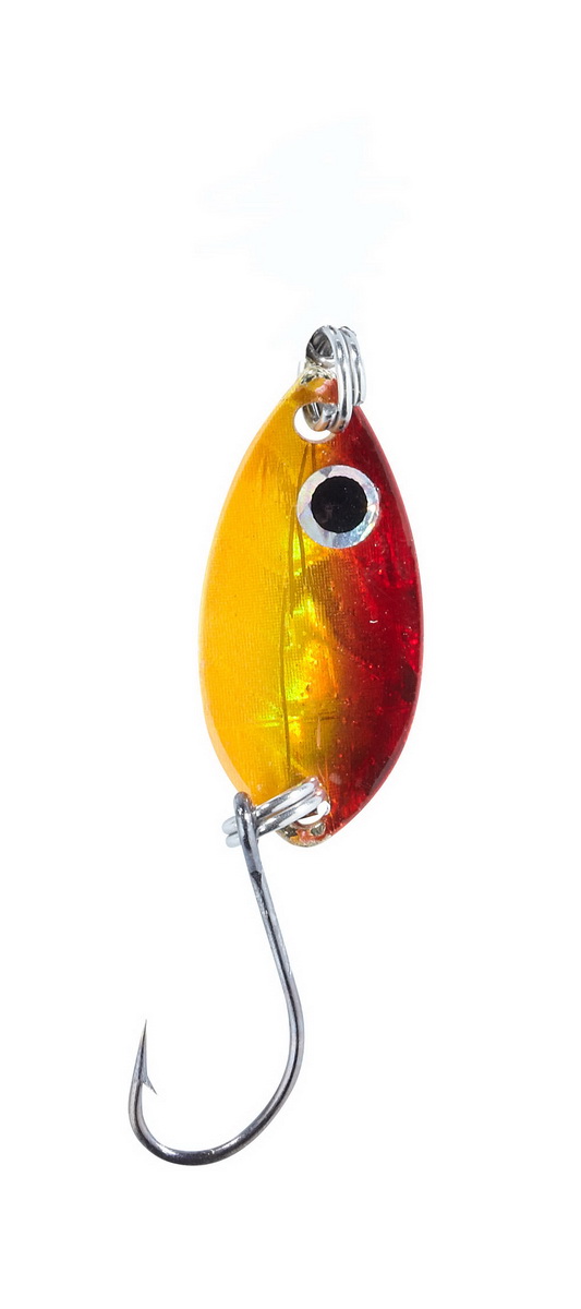 BALZER Trout Attack Forellenblinker Leaf pink 1,5g — Rot Orange 1.50
