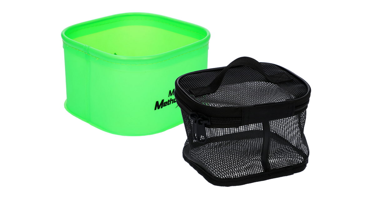 MIKADO Container Eva - MF Pellet Set - (18x18x10cm) 1st +(17x17x9cm MIKADO Container Eva - MF Pellet Set - (18x18x10cm) 1st +(17x17x9cm