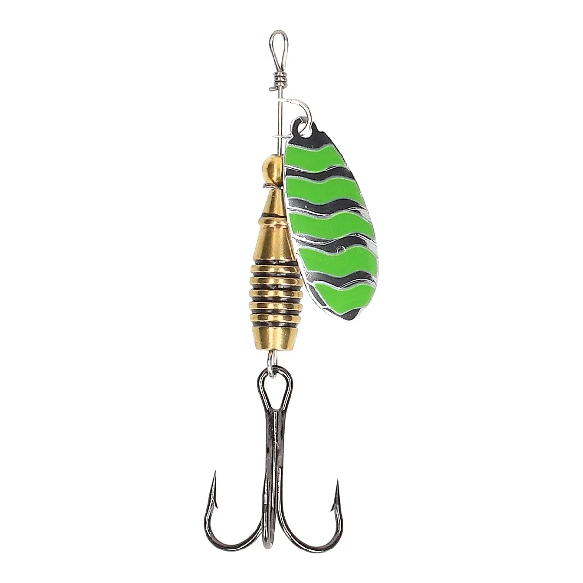 MOSTAL Wave Spin Silver 1, 4g/5.5cm — 1 silver green