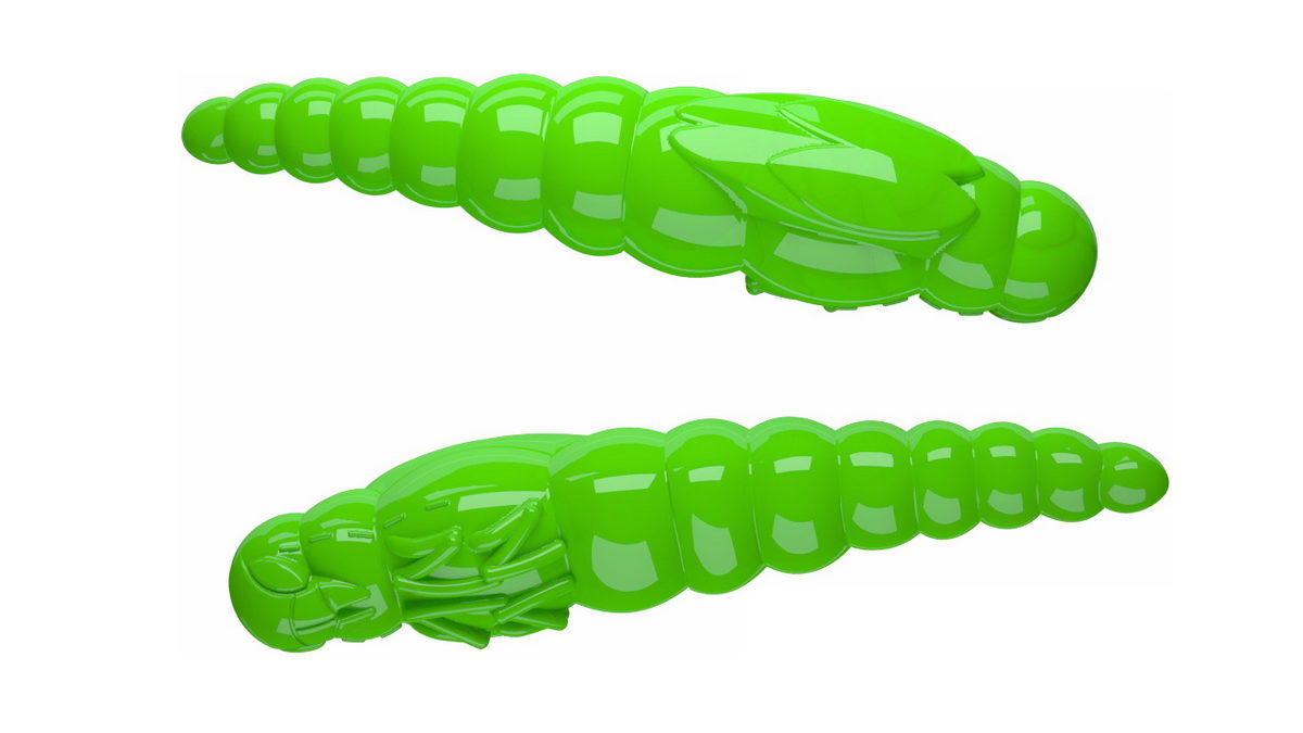 LIBRA LURES Largo Slim 28 Cheese 040-black 15st, Forellenköder, schwimmend und aromatisiert — 2.80 Hot Green Cheese
