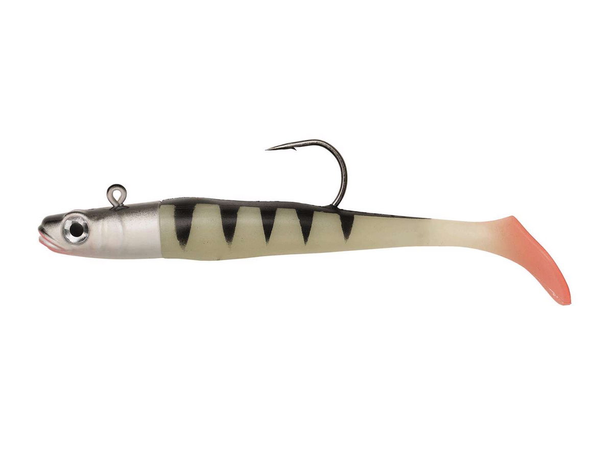 KINETIC Playmate Sea 140g Glow Tiger Gummifische Softbaits KINETIC Playmate Sea 140g Glow Tiger Gummifische Softbaits