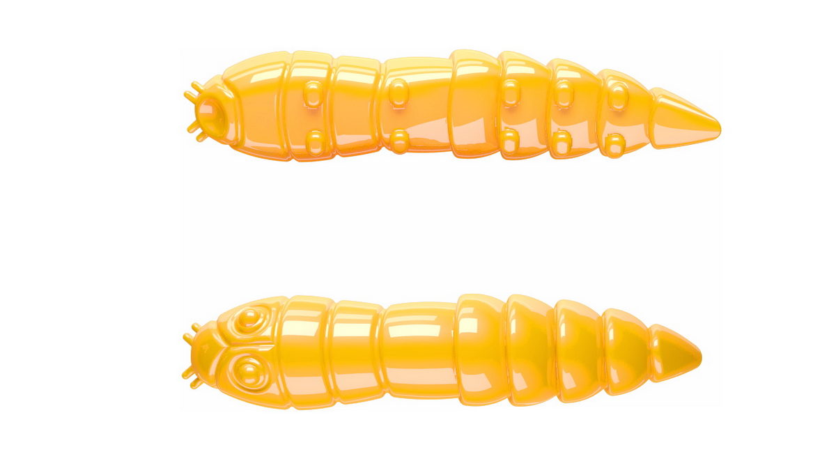 LIBRA LURES Kukolka 27 Cheese 040-black 15st, Forellenköder, schwimmend und aromatisiert — 2.70 Dark Yellow Krill