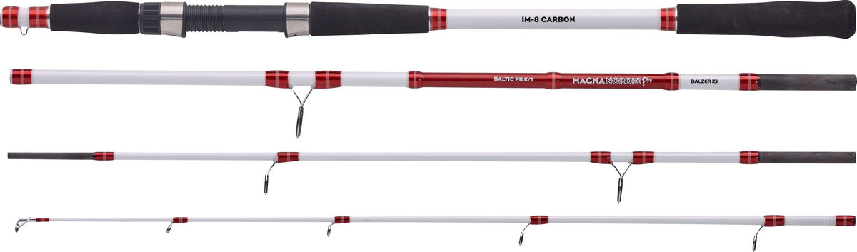 BALZER Magna Nordic Pro Heavy Pilk 265 Travel 2.40m 4-teilig — Travel Pilk 160 2.40