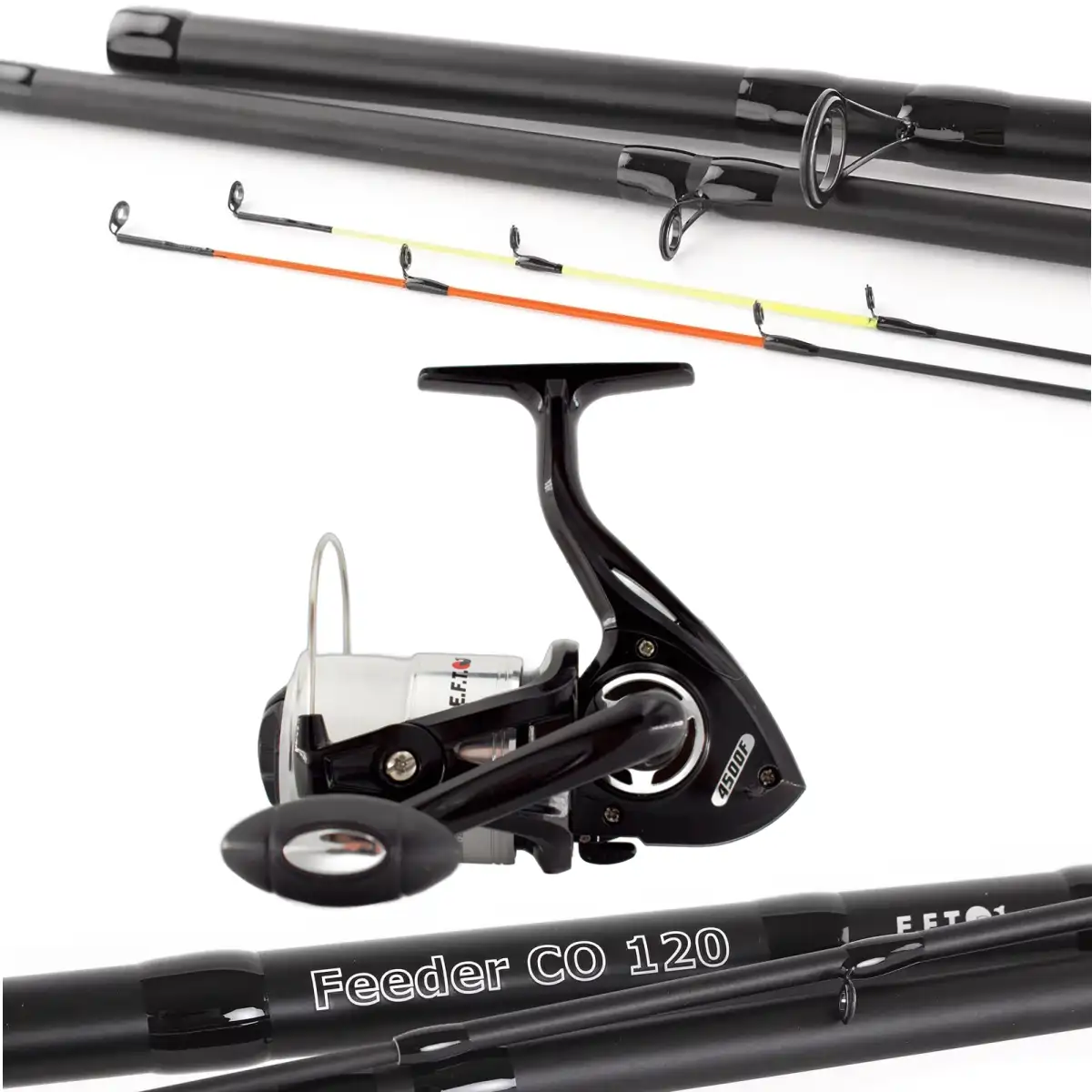 EFT Feeder CO 150 3.30m, 3+2sec, 150g Combo mit Spin CO 4500 F Mono