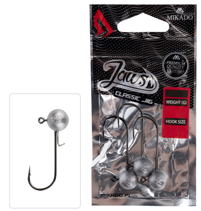 MIKADO Jawy Classic Jig Head 3/0 BN 25g 3st MIKADO Jawy Classic Jig Head 3/0 BN 25g 3st